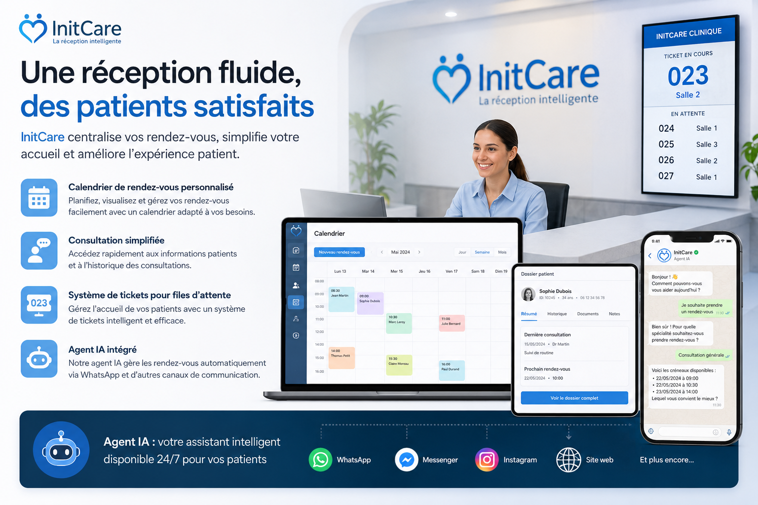 gestion de reception
