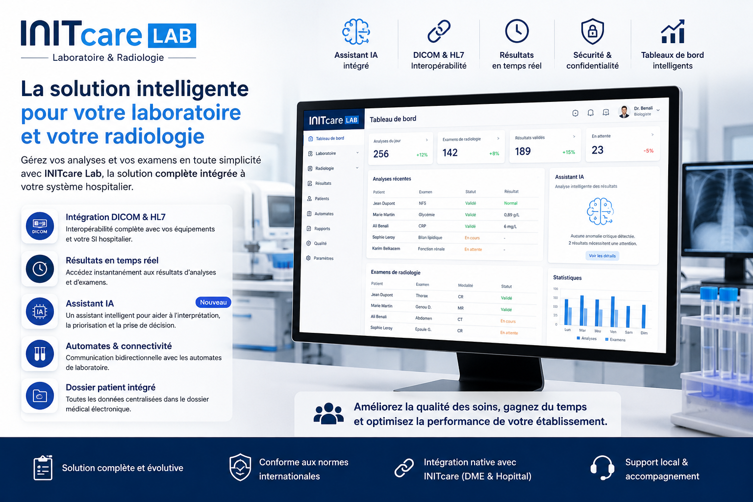 logiciel de laboratoire